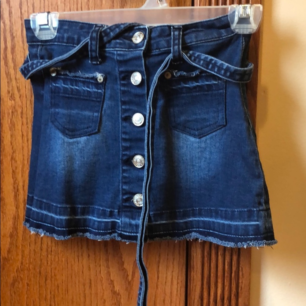 7 For all mankind kids denim skirt